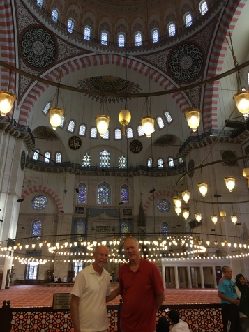 Inside the Sulaymaniye Mosque (1550-1557)