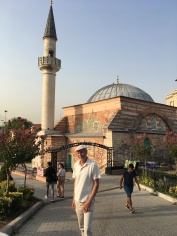 Outside Hagia Sophia
