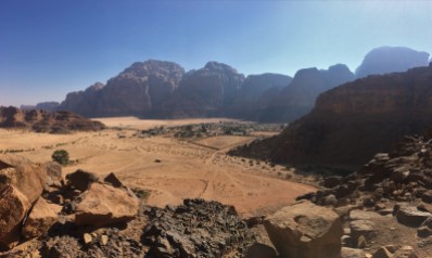 View of Bedouin village
